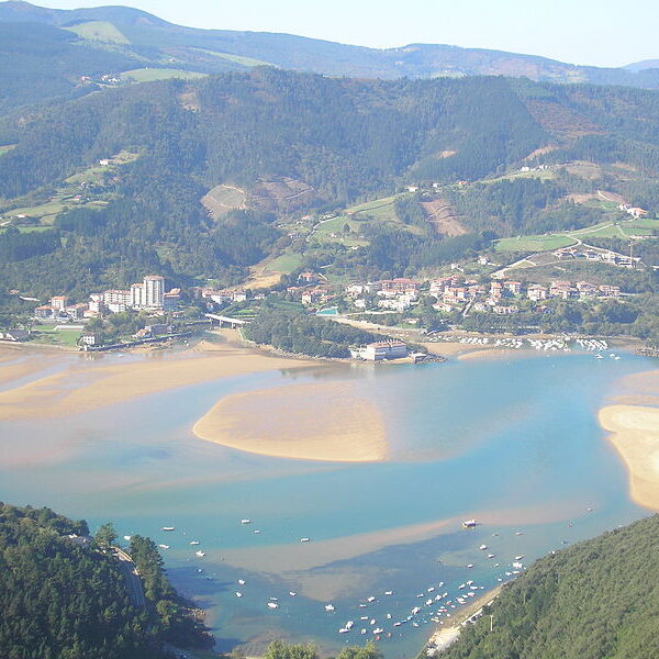 Vista aerea de Sukarrieta